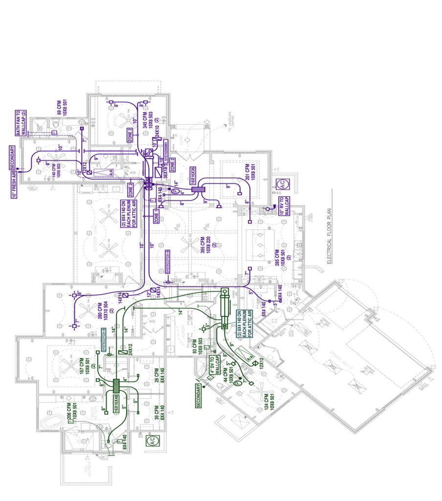 New Construction HVAC Layout