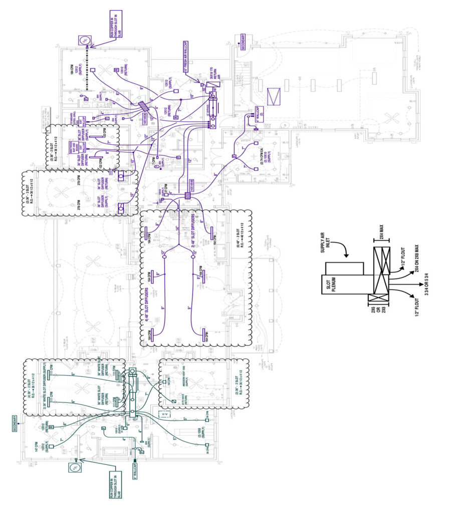 New Construction HVAC Layout