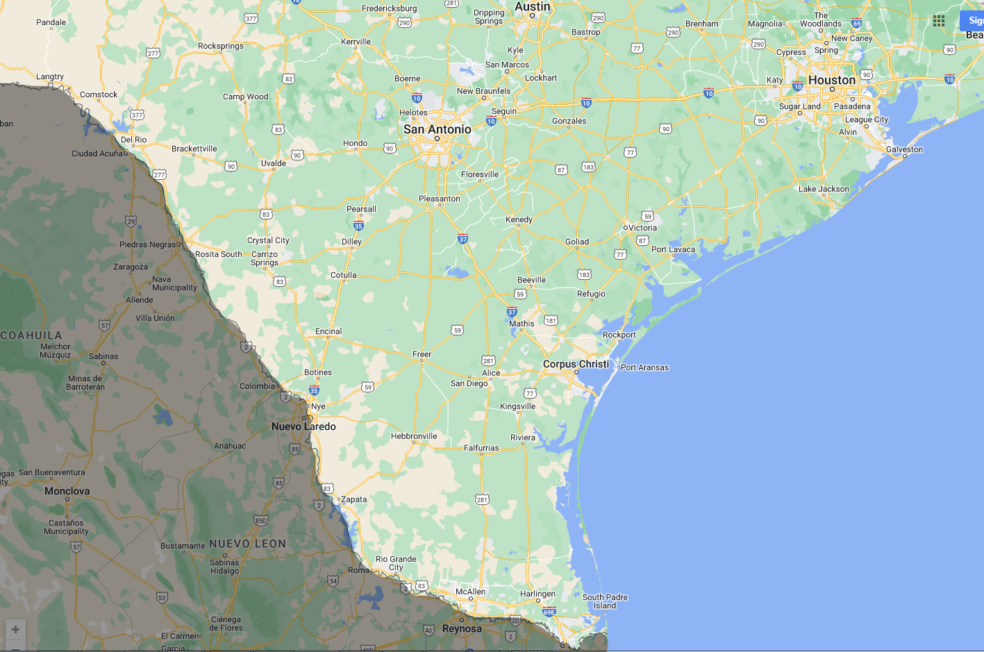 JRV Home Services Service Area Map